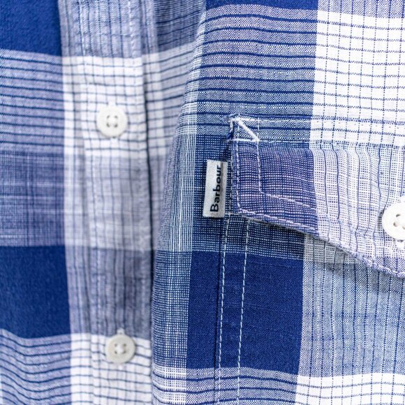 Barbour Tailored Fit Plaid Button Shirt XL Preppy Designer - Picture 4 of 12
